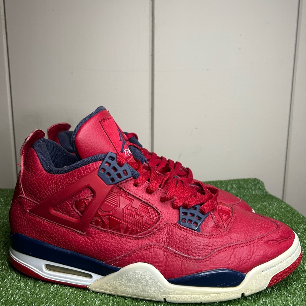 Size 12M- Jordan 4 Retro "FIBA" rare - Picture 2 of 7